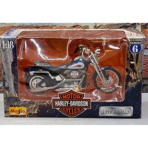 Harley Davidson 1999 Series 6 Die Cast Metal Motorcycle Replica 1:18 Scale Model